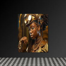 Load image into Gallery viewer, Artful Metal Wall Art "The Princess Scholar"