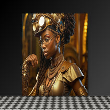 Load image into Gallery viewer, Artful Metal Wall Art "The Princess Scholar"