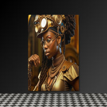 Load image into Gallery viewer, Artful Metal Wall Art "The Princess Scholar"