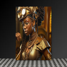 Load image into Gallery viewer, Artful Metal Wall Art "The Princess Scholar"