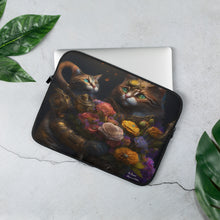 Load image into Gallery viewer, STEAMPUNK KITTIES COLLECTION Laptop Sleeve "The Proposal"