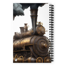Load image into Gallery viewer, Fun Steampunk Kitties Collection Spiral notebook "Rock and Ryder"