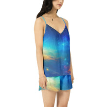 Load image into Gallery viewer, cool comfortable "Galaxy" Cami Top and Short Pajama Set