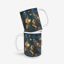 Load image into Gallery viewer, STEAMPUNK KITTIES COLLECTION Classic Mug "FIRE FLYING"