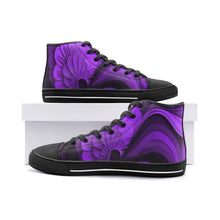Load image into Gallery viewer, Purple Fantasy High Top Canvas Shoes