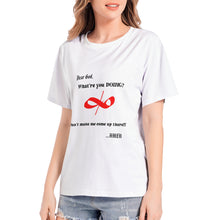 Load image into Gallery viewer, What are you Doing? Cotton T-shirt women's  Adult T-Shirt
