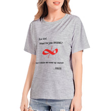 Load image into Gallery viewer, What are you Doing? Cotton T-shirt women's  Adult T-Shirt