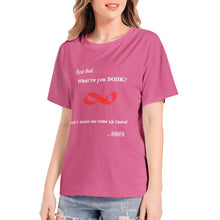 Load image into Gallery viewer, What are you Doing? Cotton T-shirt women's  Adult T-Shirt