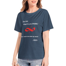 Load image into Gallery viewer, What are you Doing? Cotton T-shirt women's  Adult T-Shirt