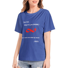 Load image into Gallery viewer, What are you Doing? Cotton T-shirt women's  Adult T-Shirt
