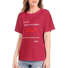 Load image into Gallery viewer, What are you Doing? Cotton T-shirt women's  Adult T-Shirt