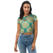 Load image into Gallery viewer, Dragonflies Crop Tee
