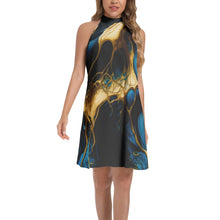 Load image into Gallery viewer, Stunning Sleeveless Halter Neck Party Dress