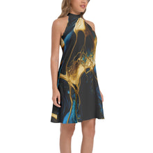 Load image into Gallery viewer, Stunning Sleeveless Halter Neck Party Dress