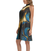 Load image into Gallery viewer, Stunning Sleeveless Halter Neck Party Dress