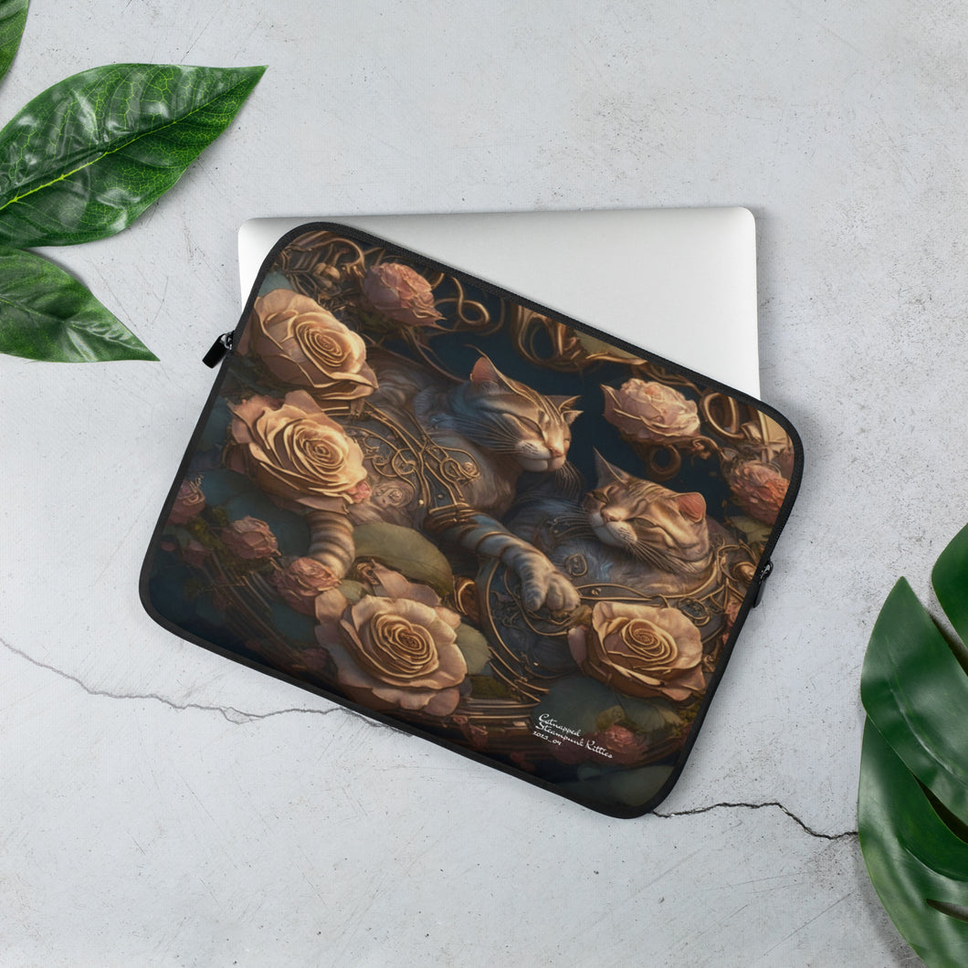 STEAMPUNK KITTIES COLLECTION Laptop Sleeve 