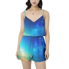 Load image into Gallery viewer, cool comfortable &quot;Galaxy&quot; Cami Top and Short Pajama Set
