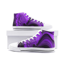 Load image into Gallery viewer, Purple Fantasy High Top Canvas Shoes
