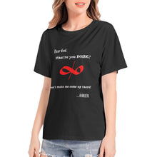 Load image into Gallery viewer, What are you Doing? Cotton T-shirt women&#39;s  Adult T-Shirt
