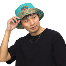 Load image into Gallery viewer, Dragon Flies Reversible bucket hat
