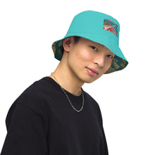 Load image into Gallery viewer, Dragon Flies Reversible bucket hat
